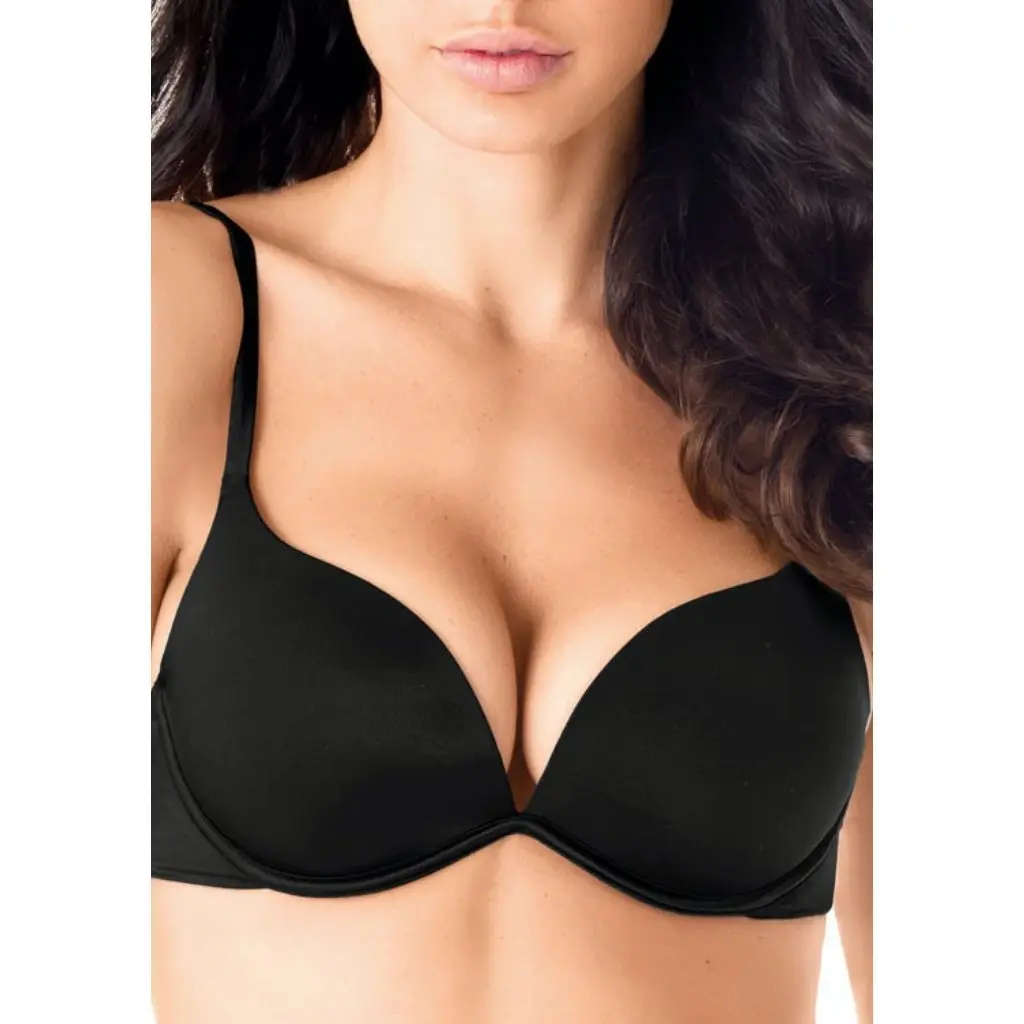 LORMAR podprsenka push-up MIRANDA farba čierna