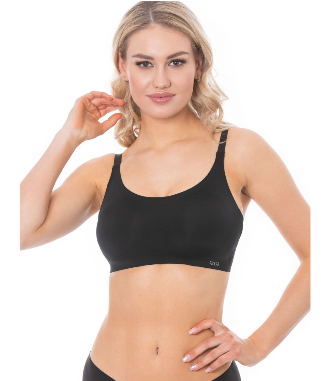 SASSA MODE podprsenka soft 6466 500  farba čierna