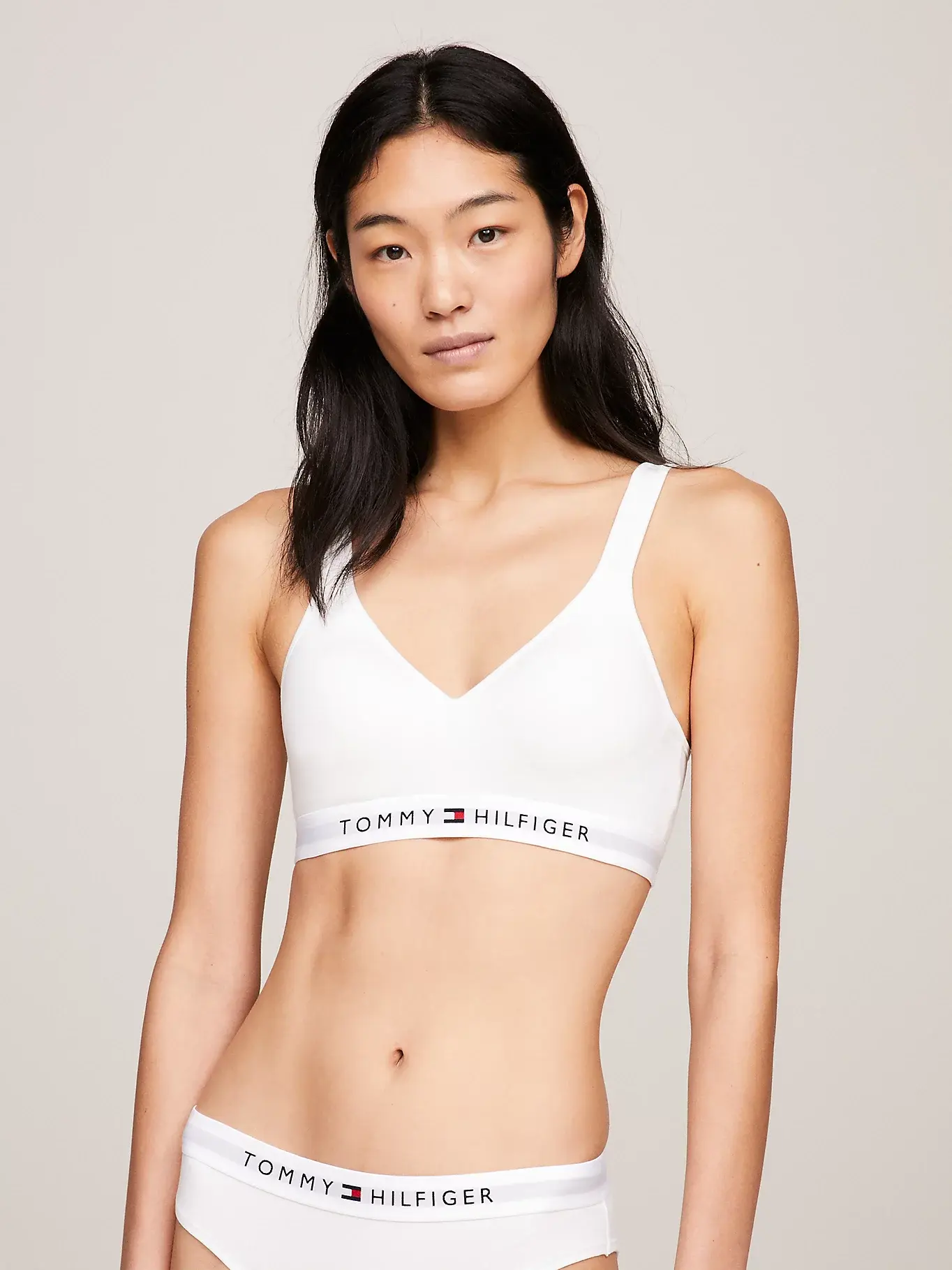 TOMMY HILFIGER podprsenka UWOUW04612  YBR  farba biela