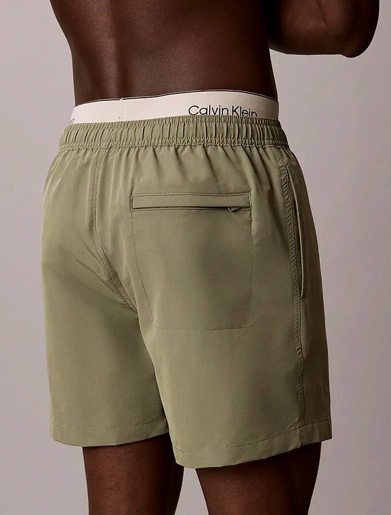 CALVIN KLEIN  pánske plavky N61017 LDI farba zelená