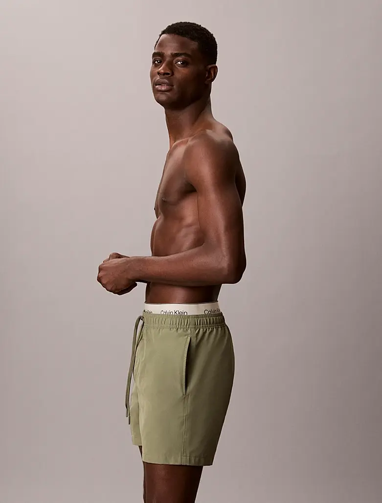 CALVIN KLEIN  pánske plavky N61017 LDI farba zelená