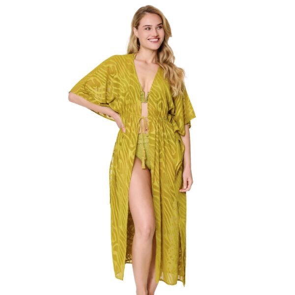 LINGA DORE plážová tunika 8234 farba zelená