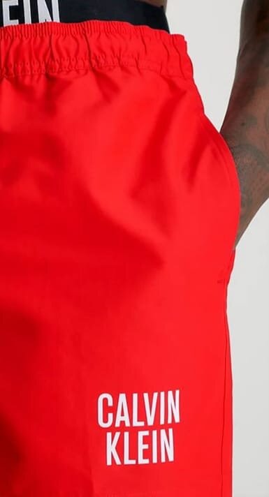 CALVIN KLEIN  pánske plavky LV00N61015 3T5 farba červená