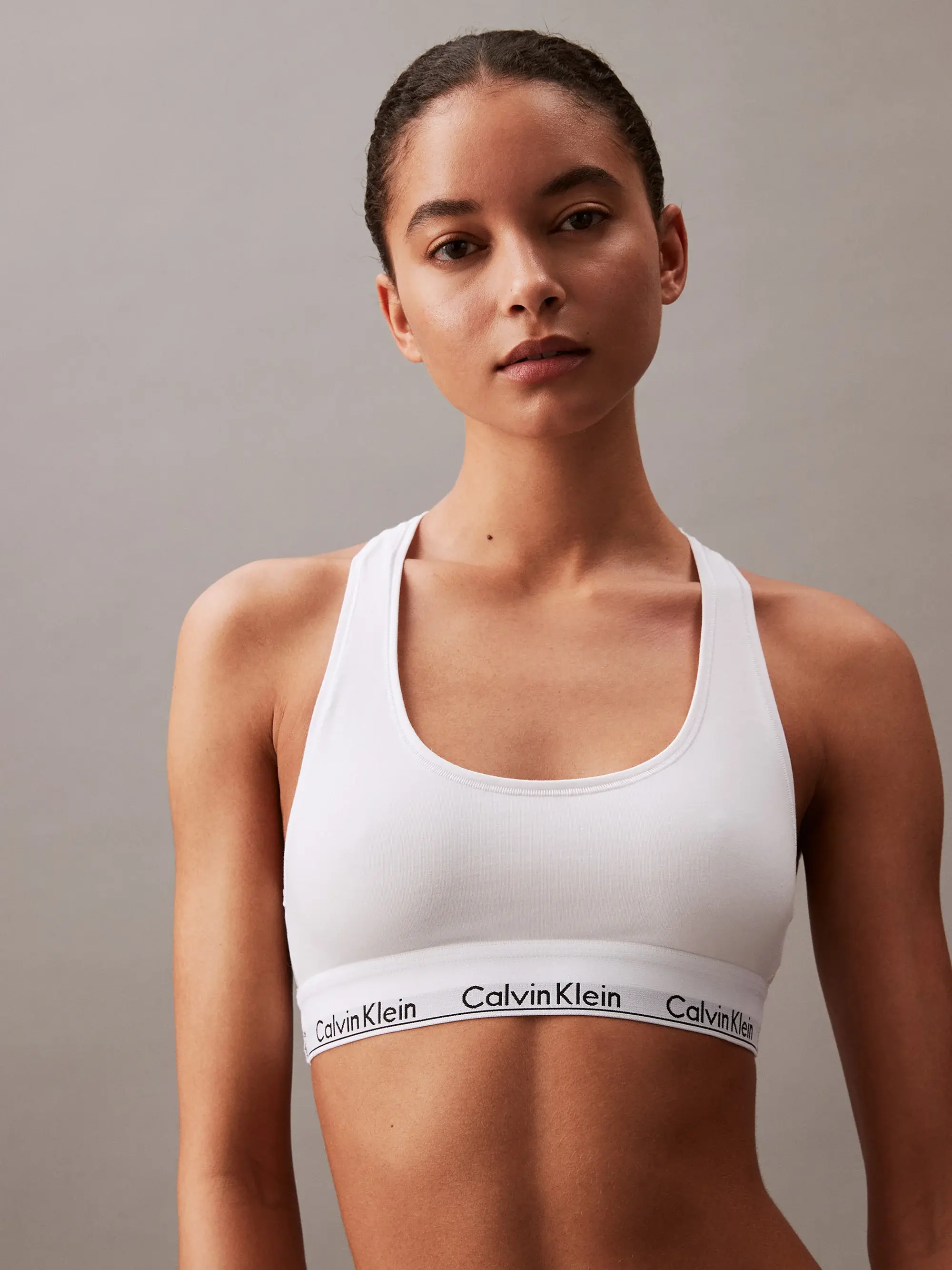 CALVIN KLEIN podprsenka F3785E+ F8493 100 farba biela