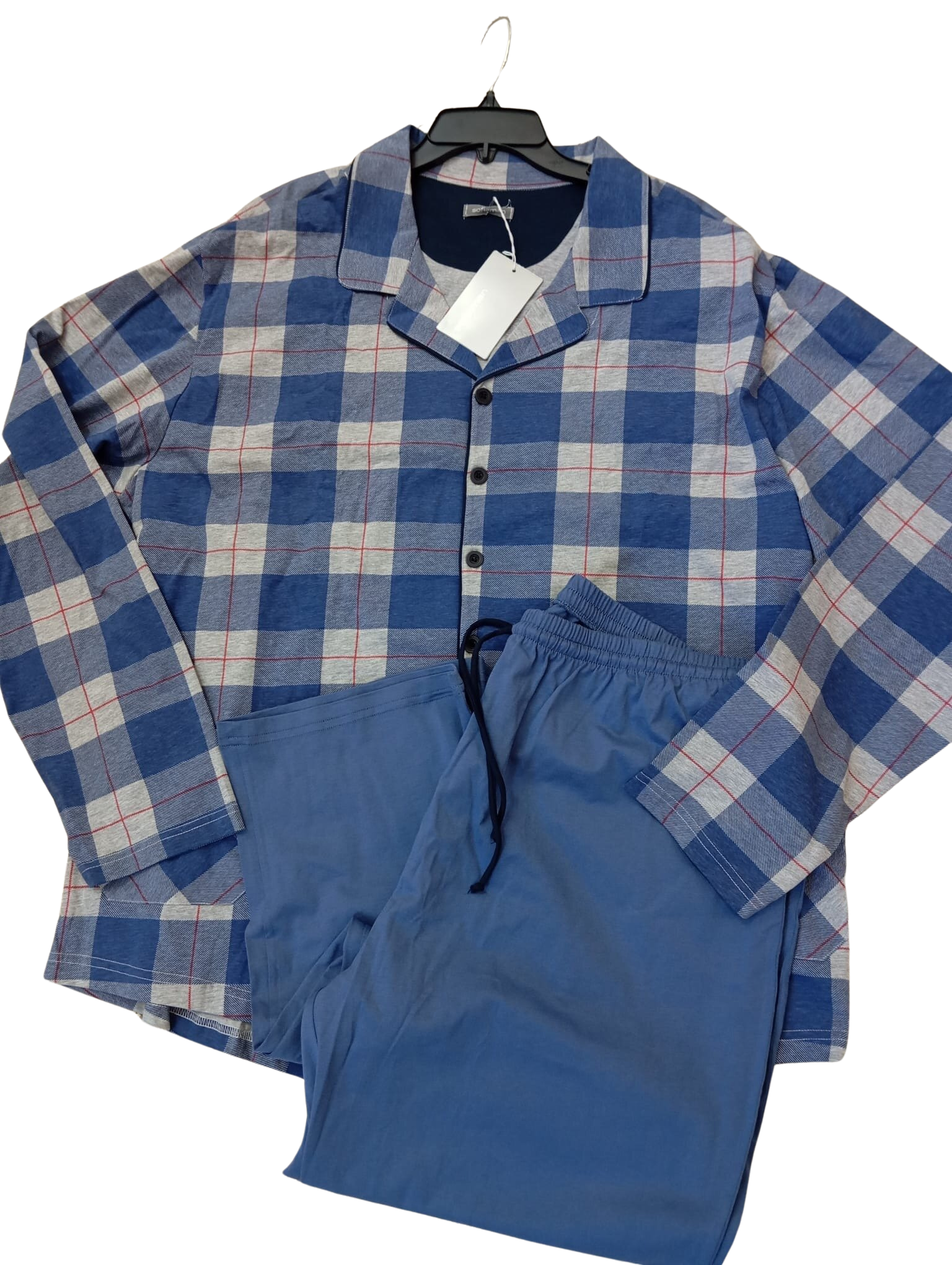 SOFIAMAN pánske pyžamo rozopinatelné 31908 farba modrá